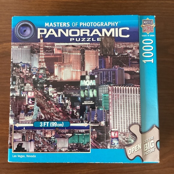 Las Vegas Nevada Panoramic Puzzle 1000 Pieces New - Picture 1 of 2